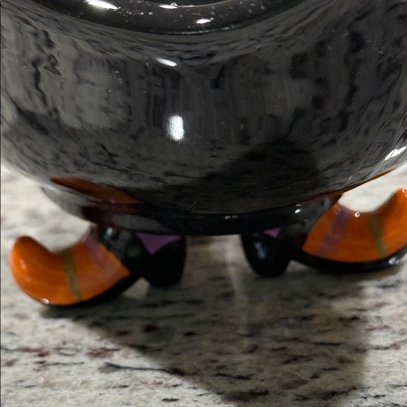 Vintage Halloween Witch Spiderweb Candy Bowl. New condition. - Picture 8 of 10